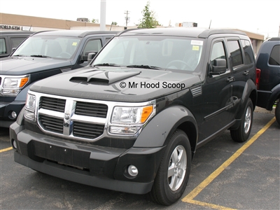 2007 - 2012 Dodge Nitro Hood Scoop Kit With Grille Inserts HS002 unpainted or painted