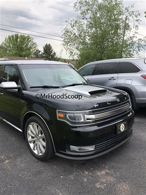 Ford Flex Hood Scoop Kit With Grille Insert HS009 unpainted or painted
