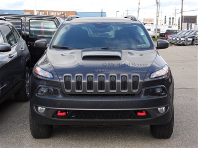 2014, 2015, 2016, 2017 Jeep Cherokee and Trailhawk Hood Scoop hs003 by